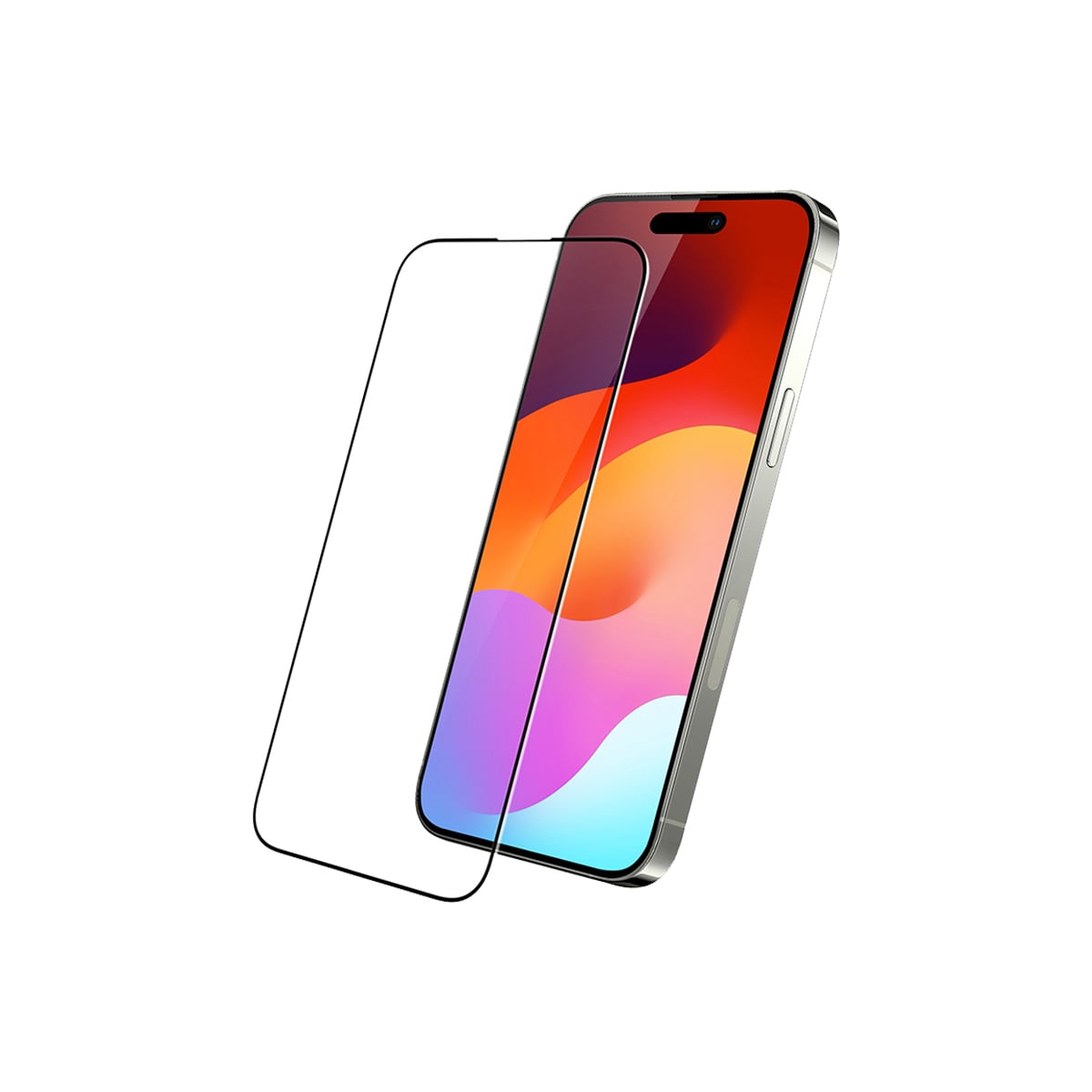 Sandstrøm iPhone 14 Pro/15/16 Curved Glass skjermbeskytter