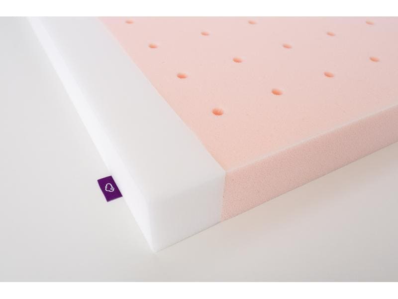 Träumeland Matratze Sternschnuppe 60 x 120 cm Belüftete Babymatratze mit Sicherheitstrittkanten für gesundes Schlafklima