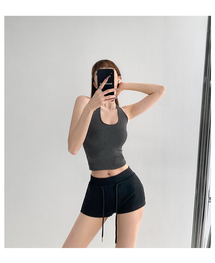 Shira - Sweatshorts met trekkoordtaille