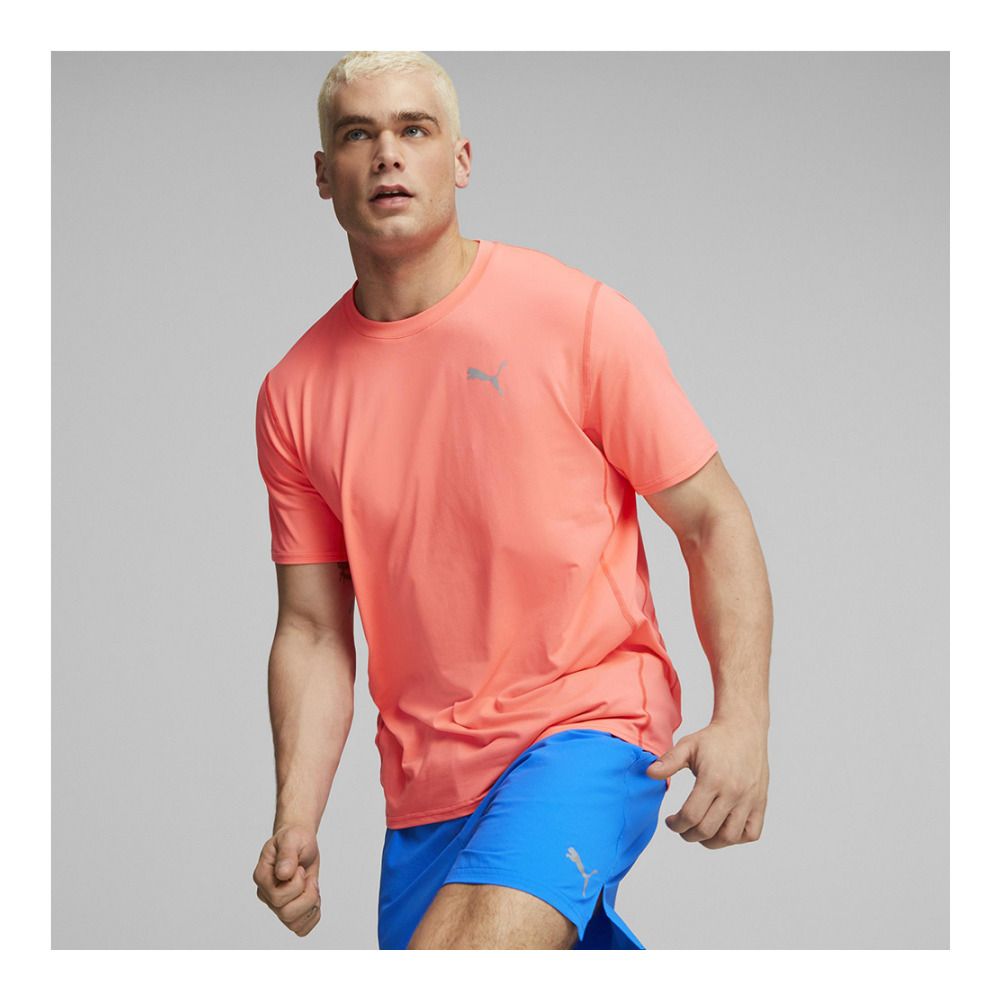 Puma FD RUN CLOUDS - Maillot Homme fire orchid