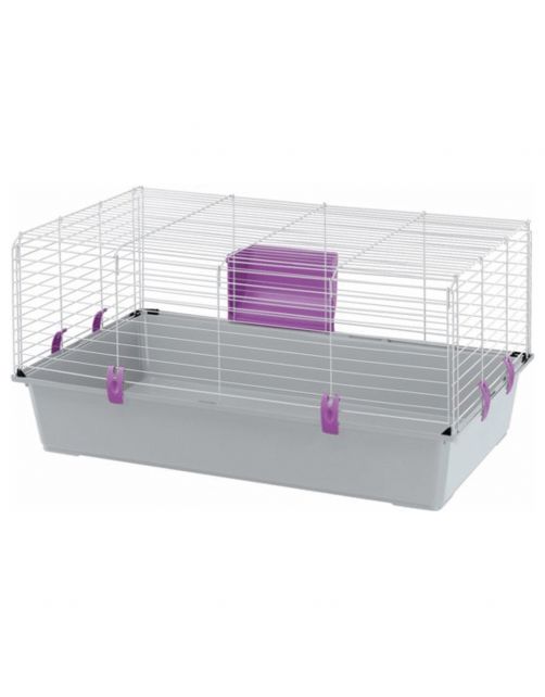 Ferplast Konijnenkooi Rabbit 100 - Dierenverblijf - 95x57x46 cm Assorti