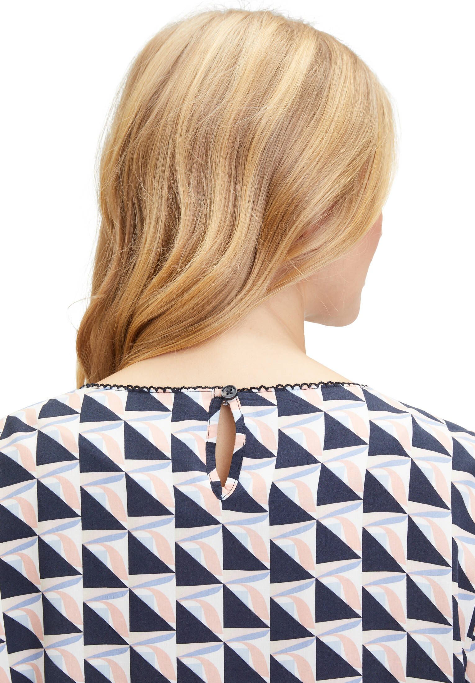 Betty Barclay| Damen Langarm-Bluse mit Rundhalsausschnitt