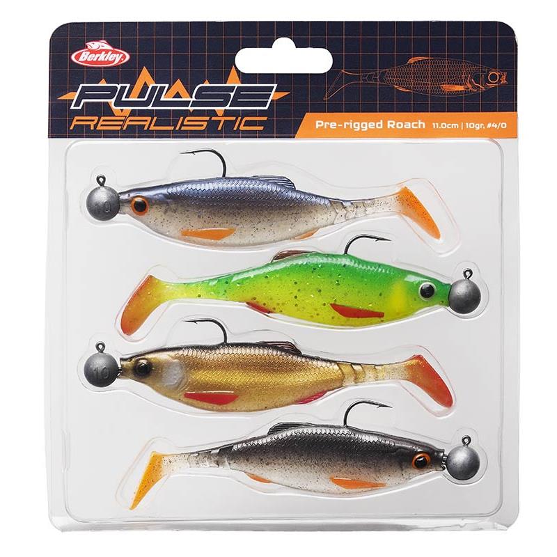 Kit Leurres Souples Berkley Pulse Realistic Roach Prerigged