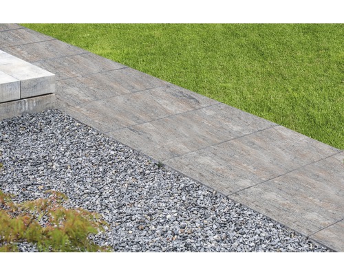 FLAIRSTONE betonnen terrastegel New Jersey schelpkalksteen 100 x 50 x 5 cm afgeschuind