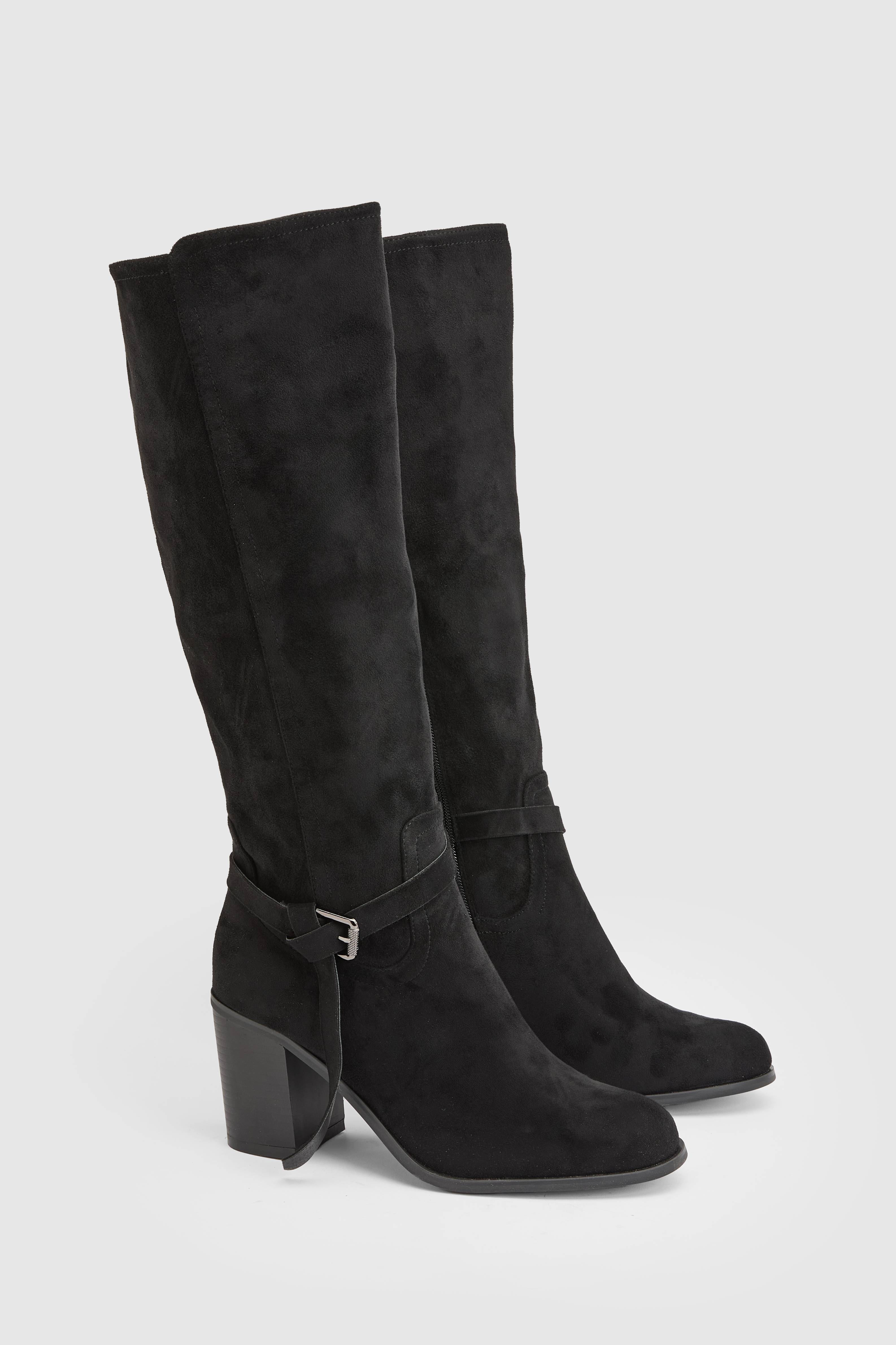Wallis Bottes Hautes Katri À Talon Bloc En Synthétique