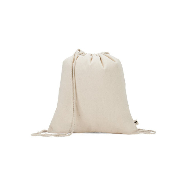 hi!dea 92374 - Sac à dos 100% coton recyclé (180 g/m²)