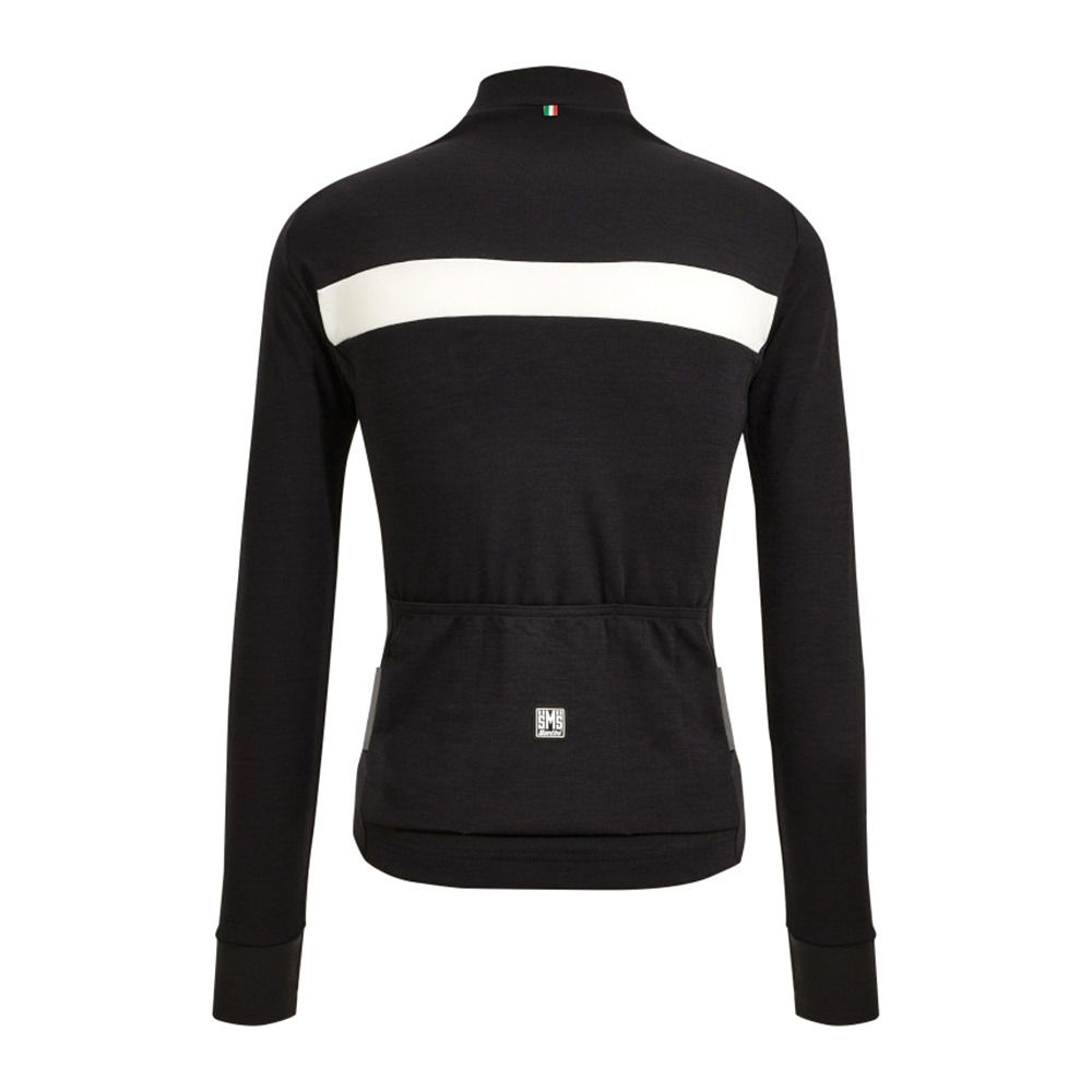 Santini ADAPT WOOL - Maillot Homme noir
