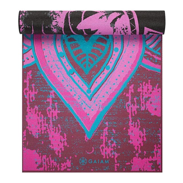 Gaiam Be Free Yoga Mat 6mm Premium Reversible
