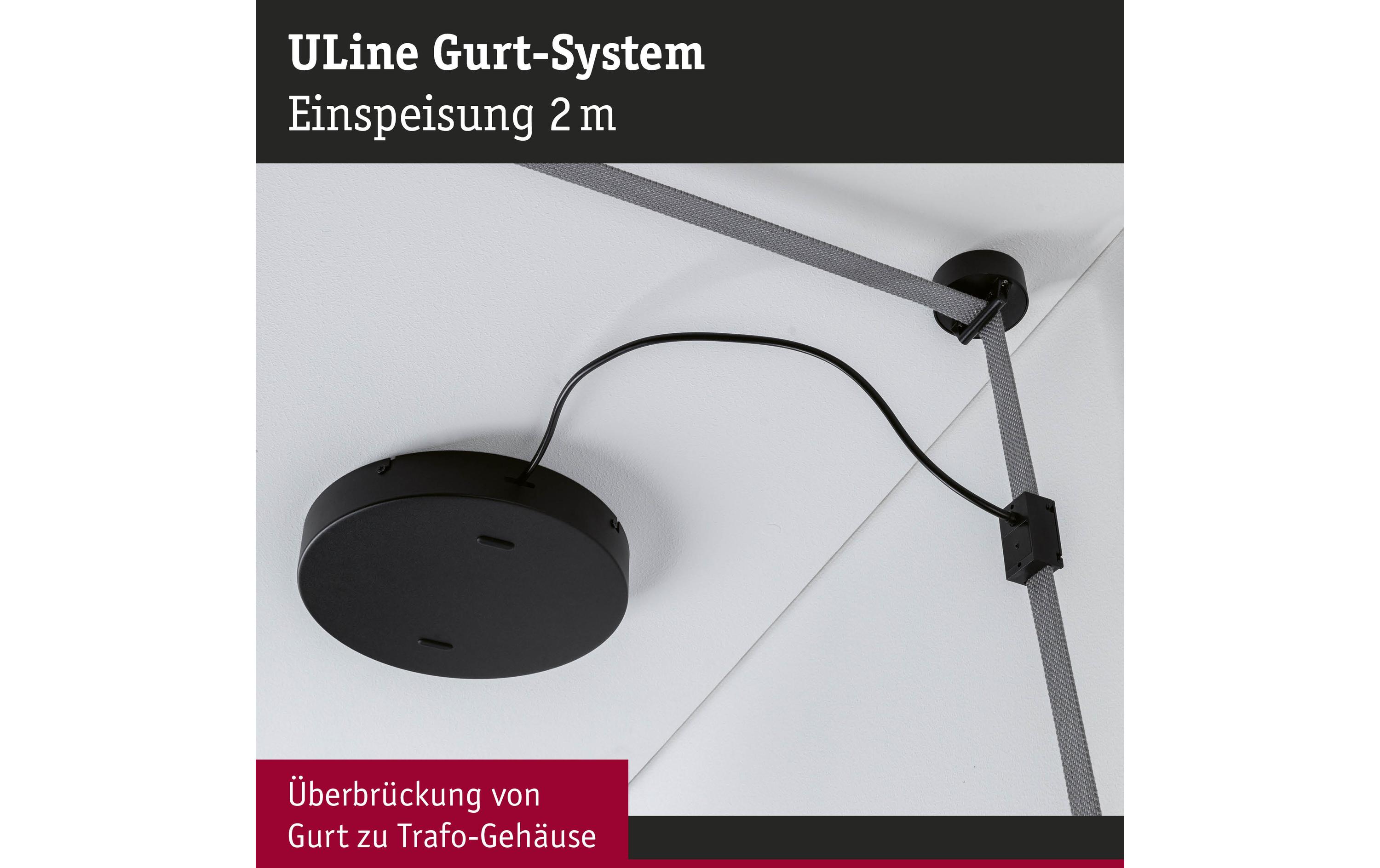 Einspeisung ULine 2 mGurt-System Zubehör inkl. Montageanleitung