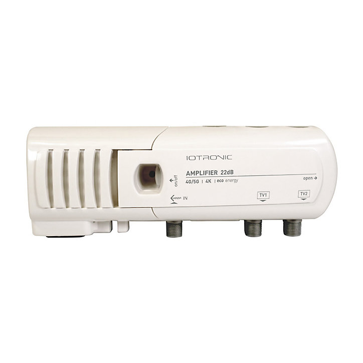 Amplificateur TV 22dB 2 TV 4G/5G, connexion F