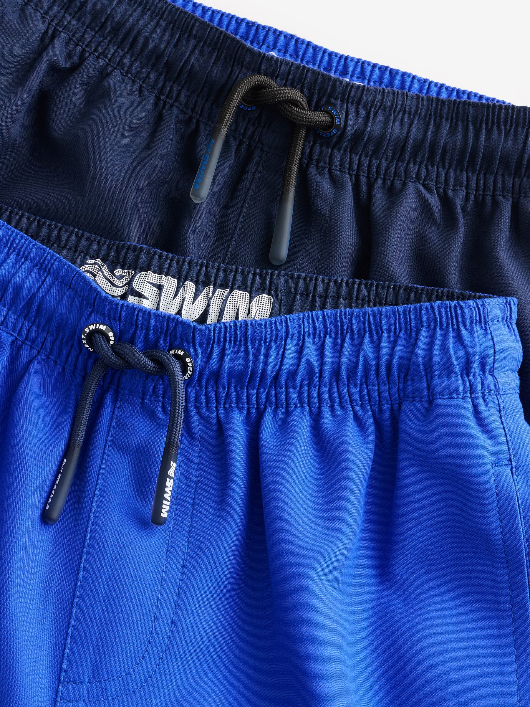 Kobaltblauw en marineblauw - Set van 2 zwembroeken (1.5-16jr)