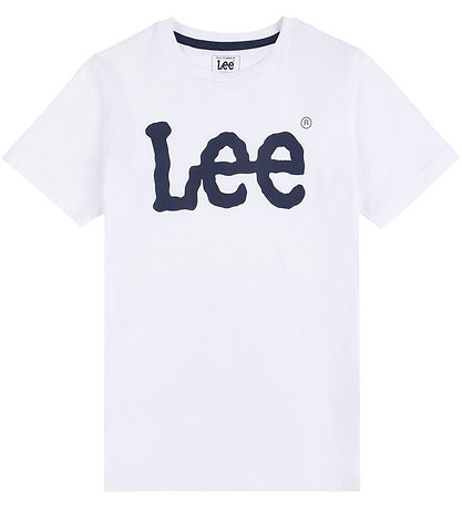 Lee T-Shirt - WobBlå Graphic - Bright White