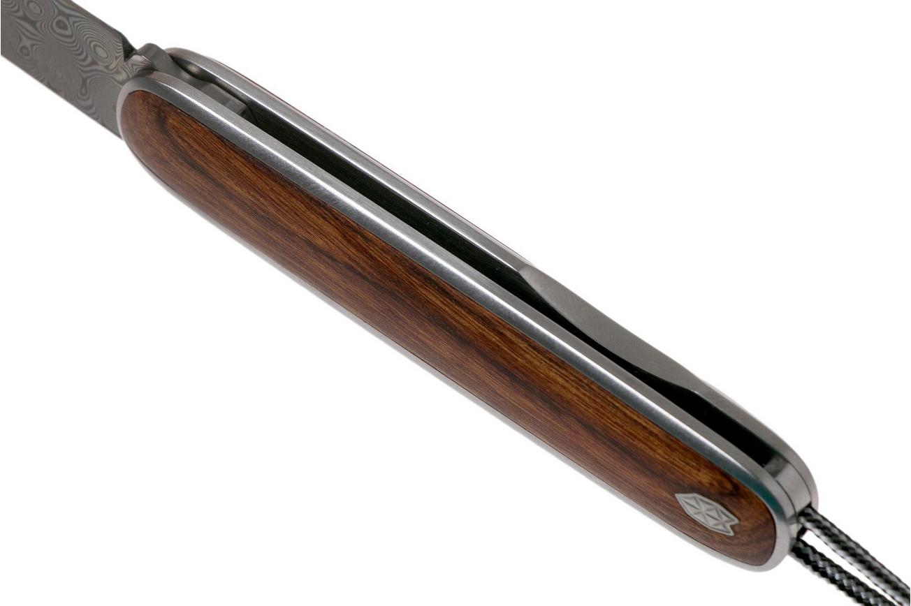 The James Brand The Pike, Rosewood, Damascus, KN110159-00 zakmes