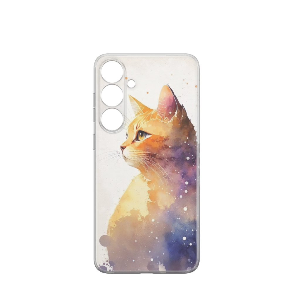 Samsung Galaxy S24 Plus Gummi Hülle Cat 4 - Versch. Farben