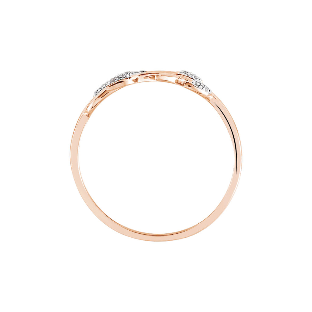 Bague Emelyne Or Rose Diamant