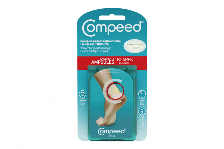 5 pansements ampoules effet 