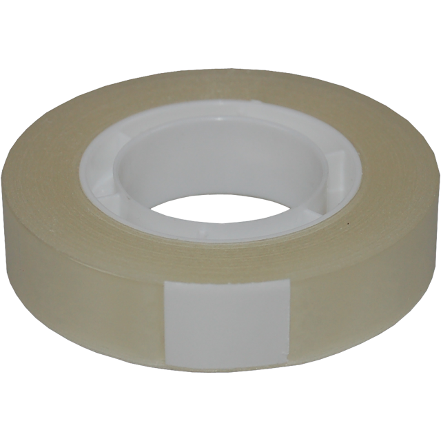 Officetape, PP, 12mm, 33m, transparant