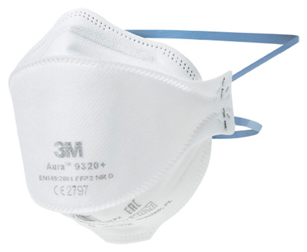 3M 9320  FF - P2 stofmasker - 3 stuks - Wit - 1 maat
