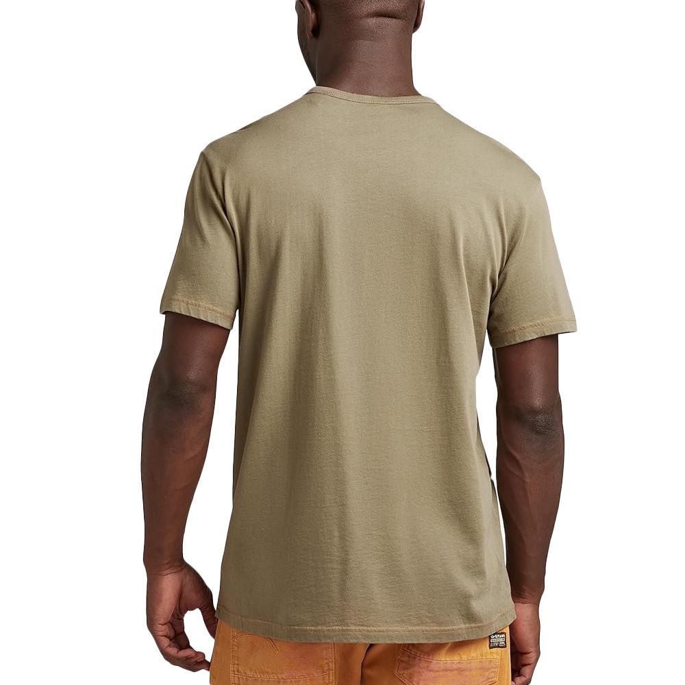 T-shirt Kaki Homme G-Star Raw Bandana D23158