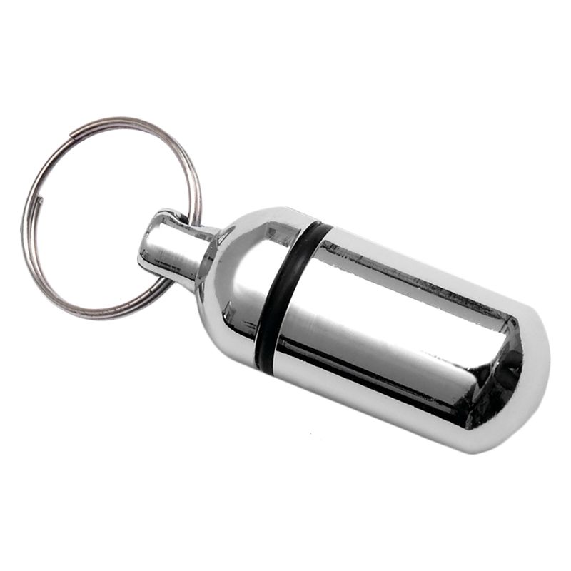 Pendentif porte adresse chromé
