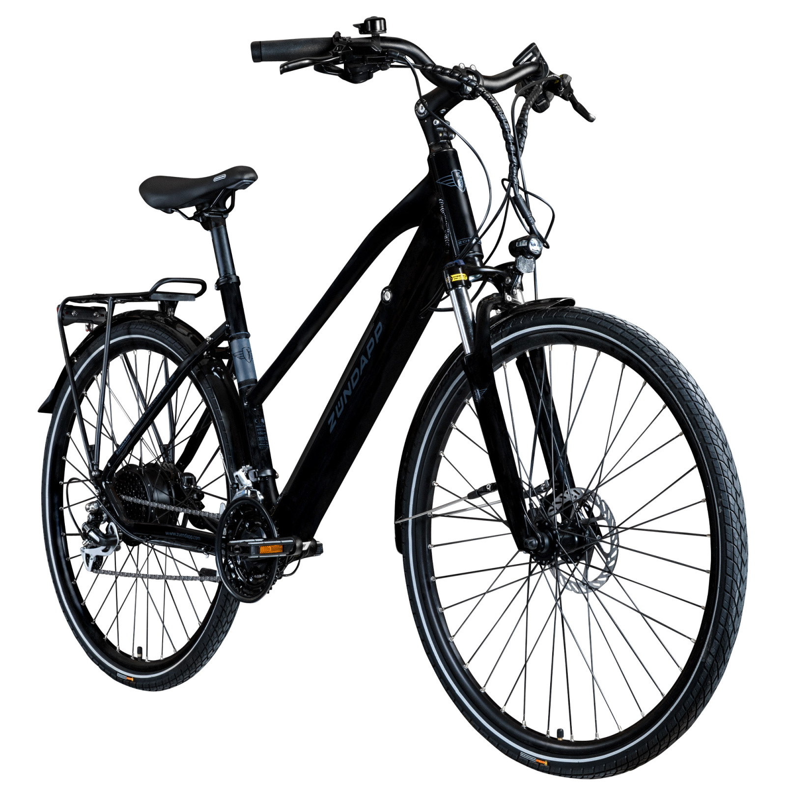 Zündapp Damen Elektro-Trekking Bike Z810 - schwarz-grau - 28 Zoll