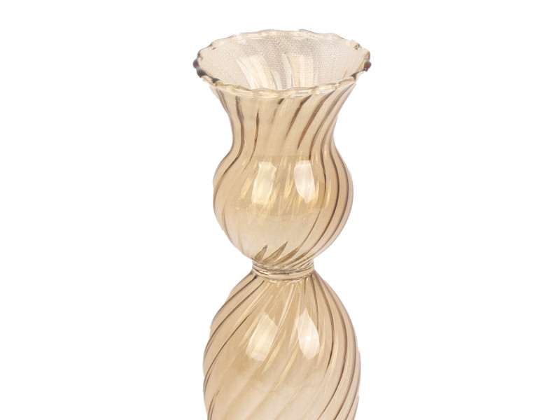 Candle Holder Swirl PT3729BK Black
