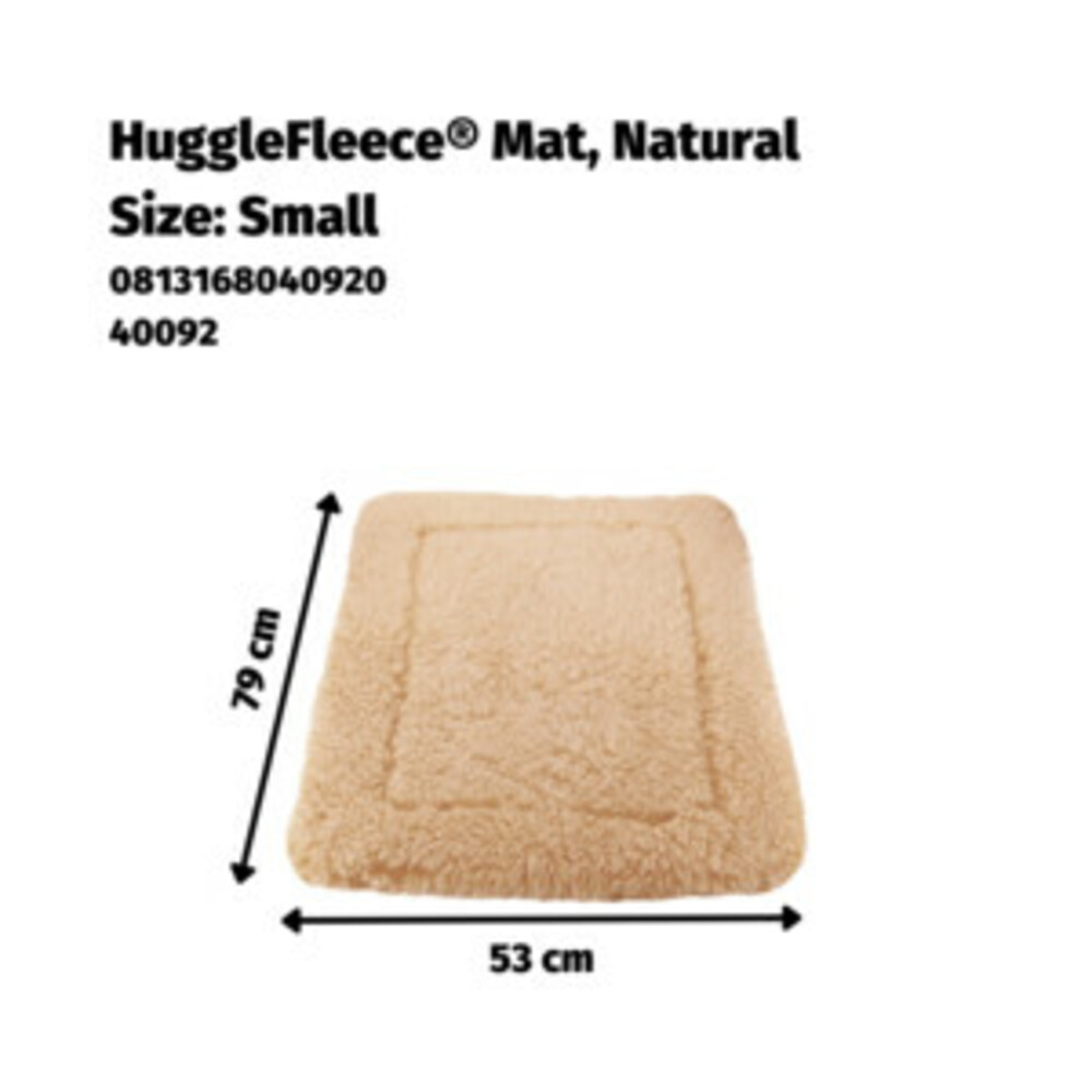 HuggleHounds Hondenmat Natural Small53 x 79 cm