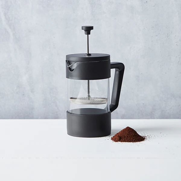 Cafetière à piston en verre 0,6 L noir Point Virgule