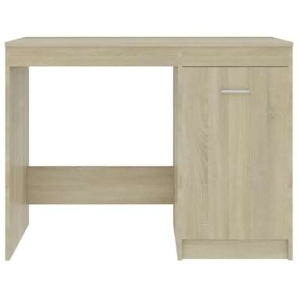 vidaXL - Bureau - Bruin - Bewerkt hout
