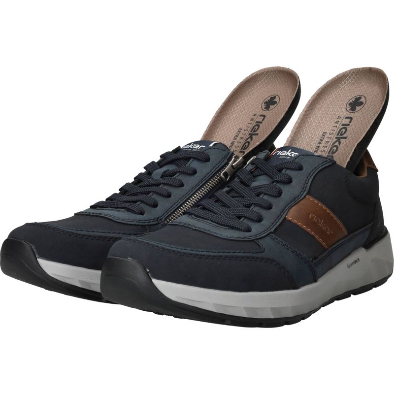 Rieker Sneakers Blauw Heren