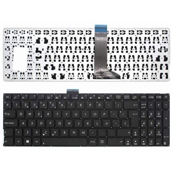 Teclado para Portatil Asus F555L F555LA K555L K555 X555 X555L X555LB A555LB X555LA X555LD (espanhol ) - TEC0214