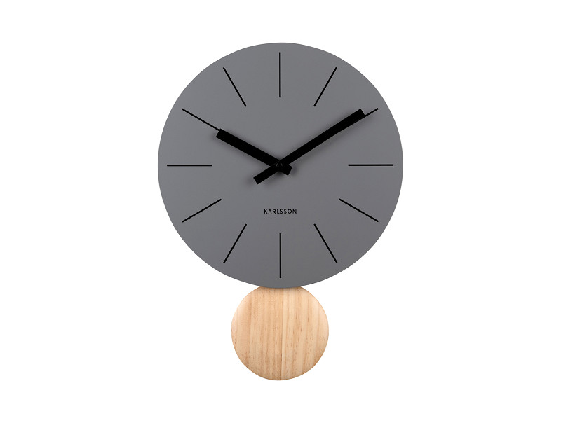 Wall Clock Arlo pendulum KA5967GR Jungle green
