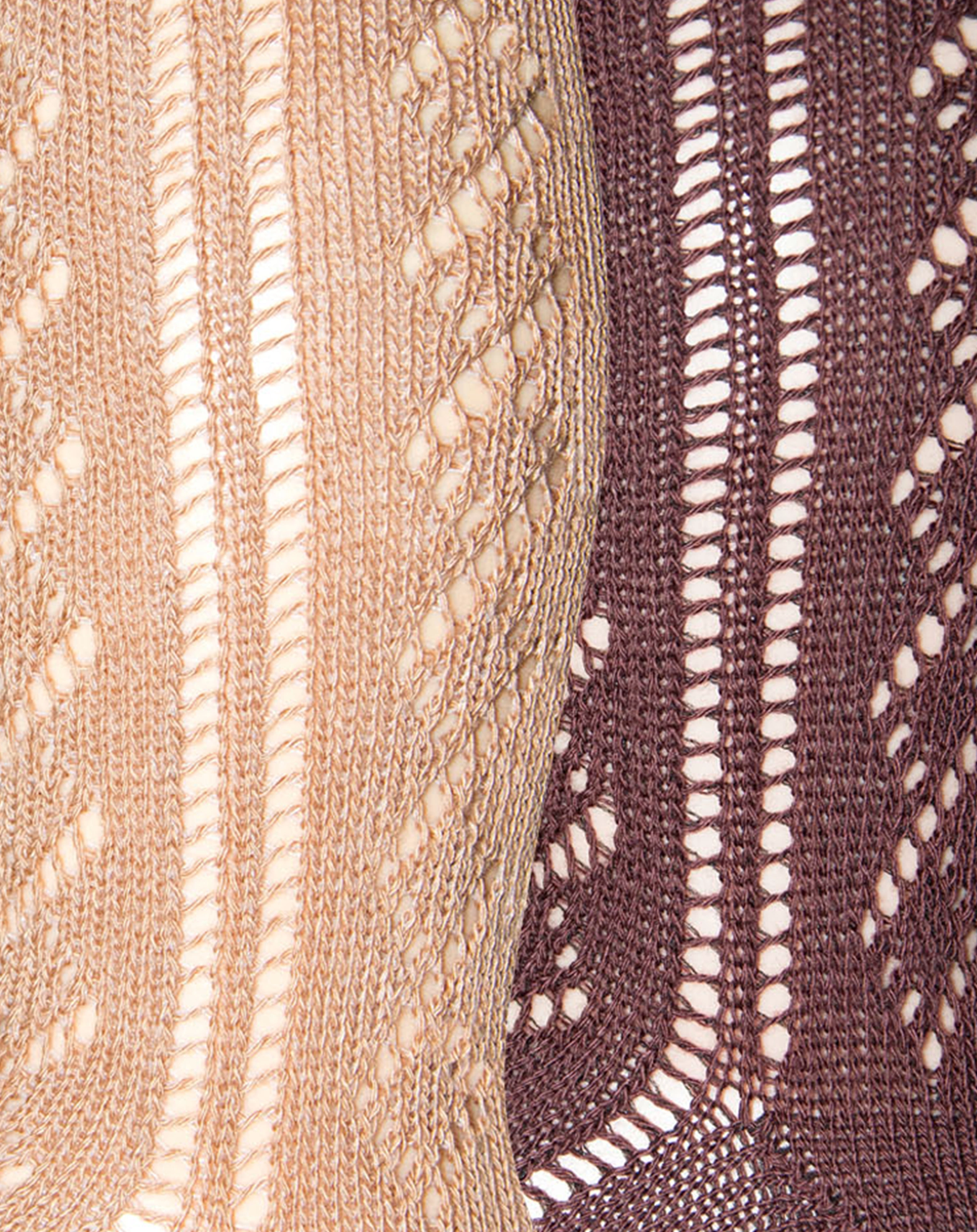 Kniestrumpf TRAFORATO 2er Pack in dusty rose/brick
