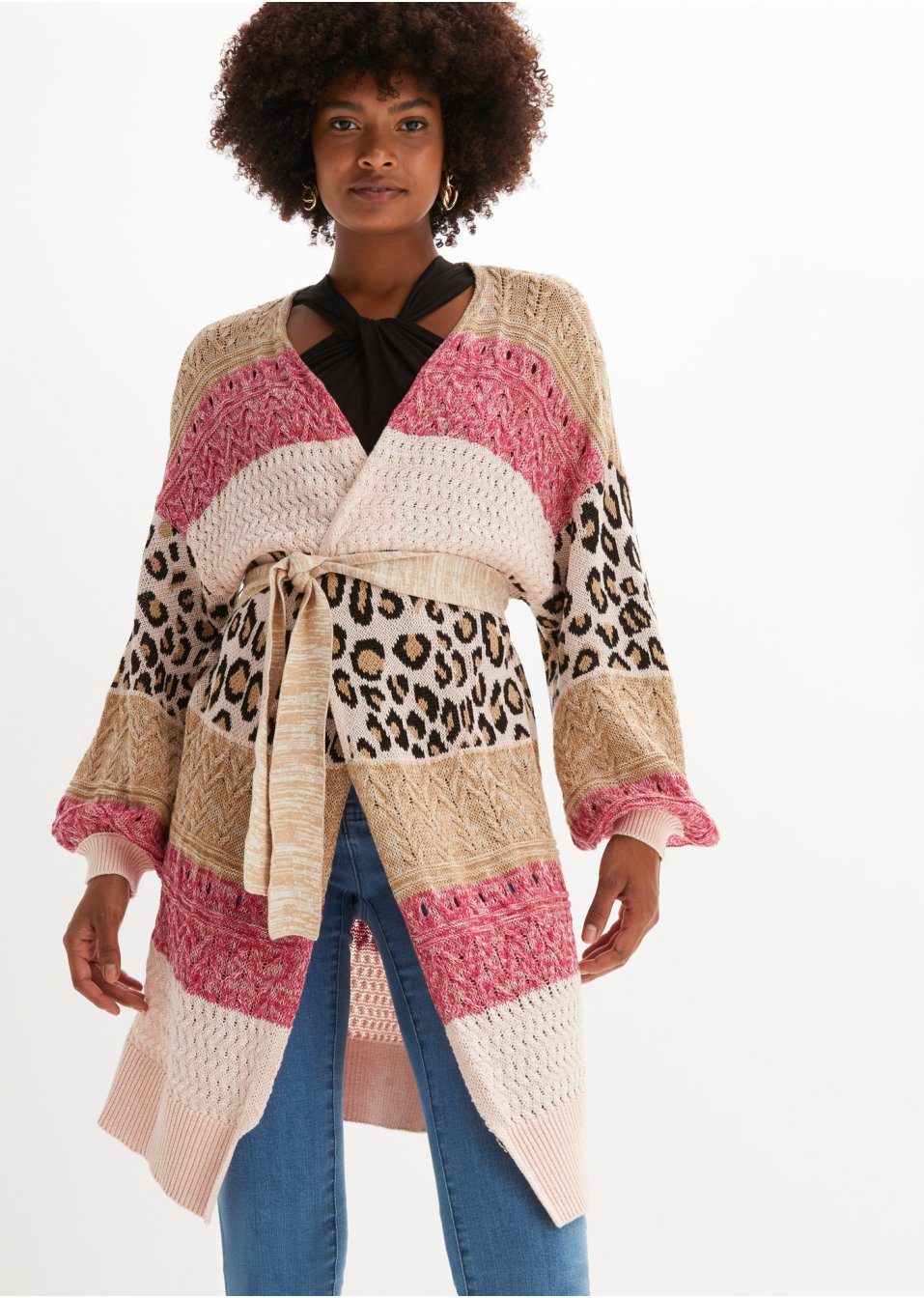 Gilet en maille oversized
