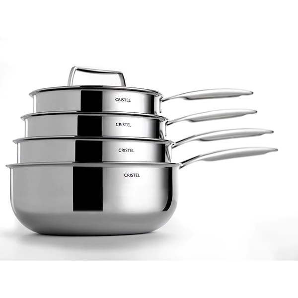 Casserole inox Castel'Pro 16 cm Cristel