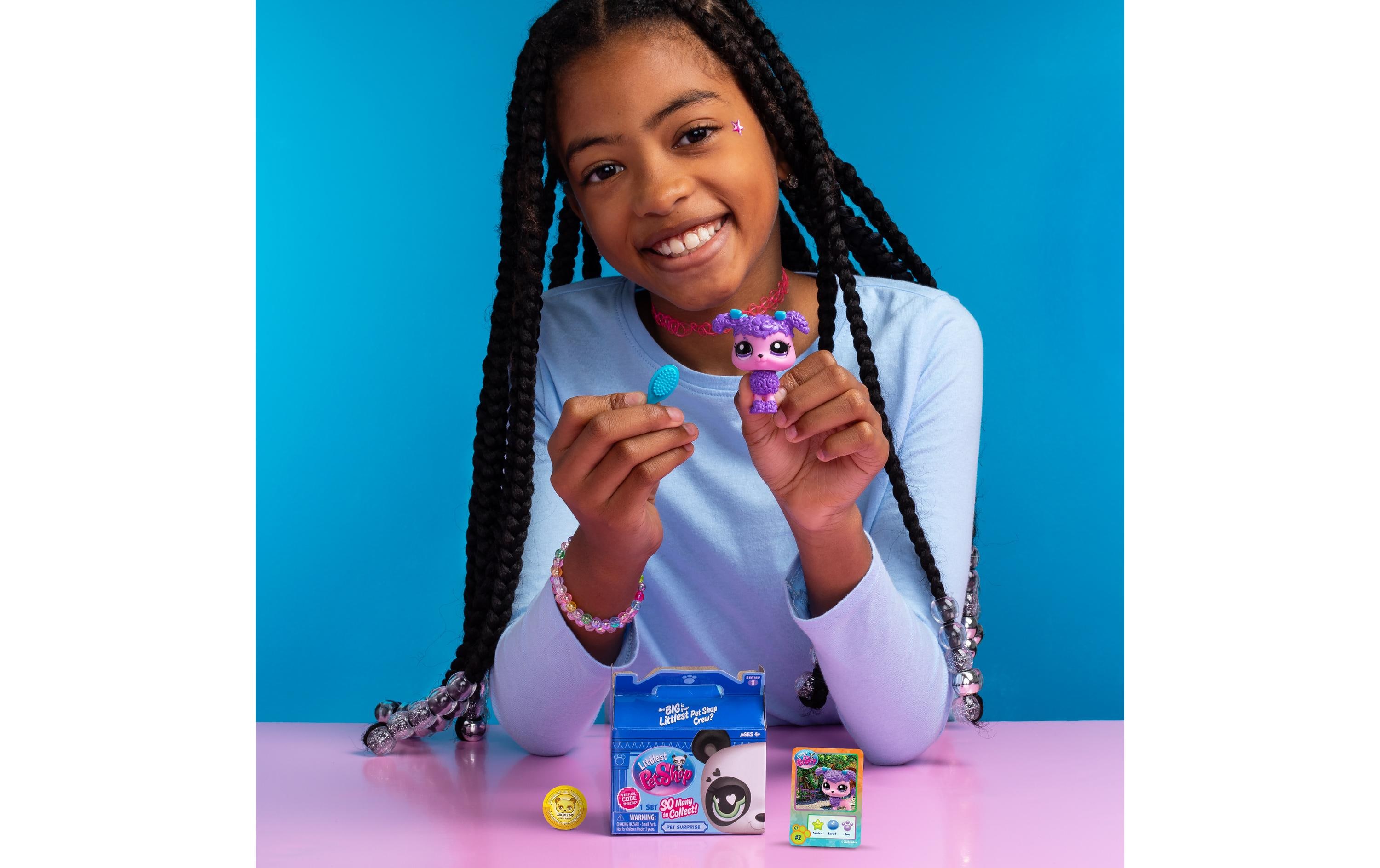 Spielfigurenset Littlest Pet Shop – Single Pet assortiertÜberraschungstier mit Accessoire