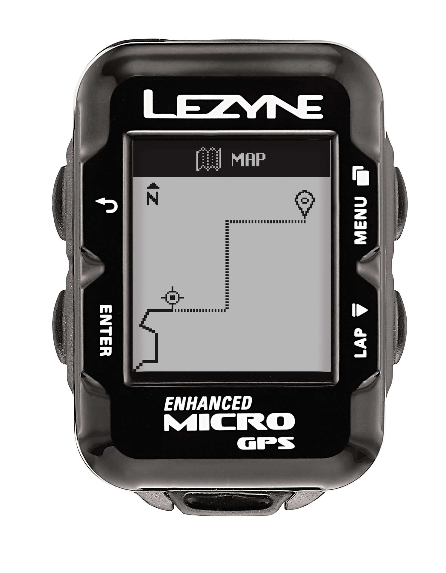 Lezyne Micro GPS HR Loaded Zwart