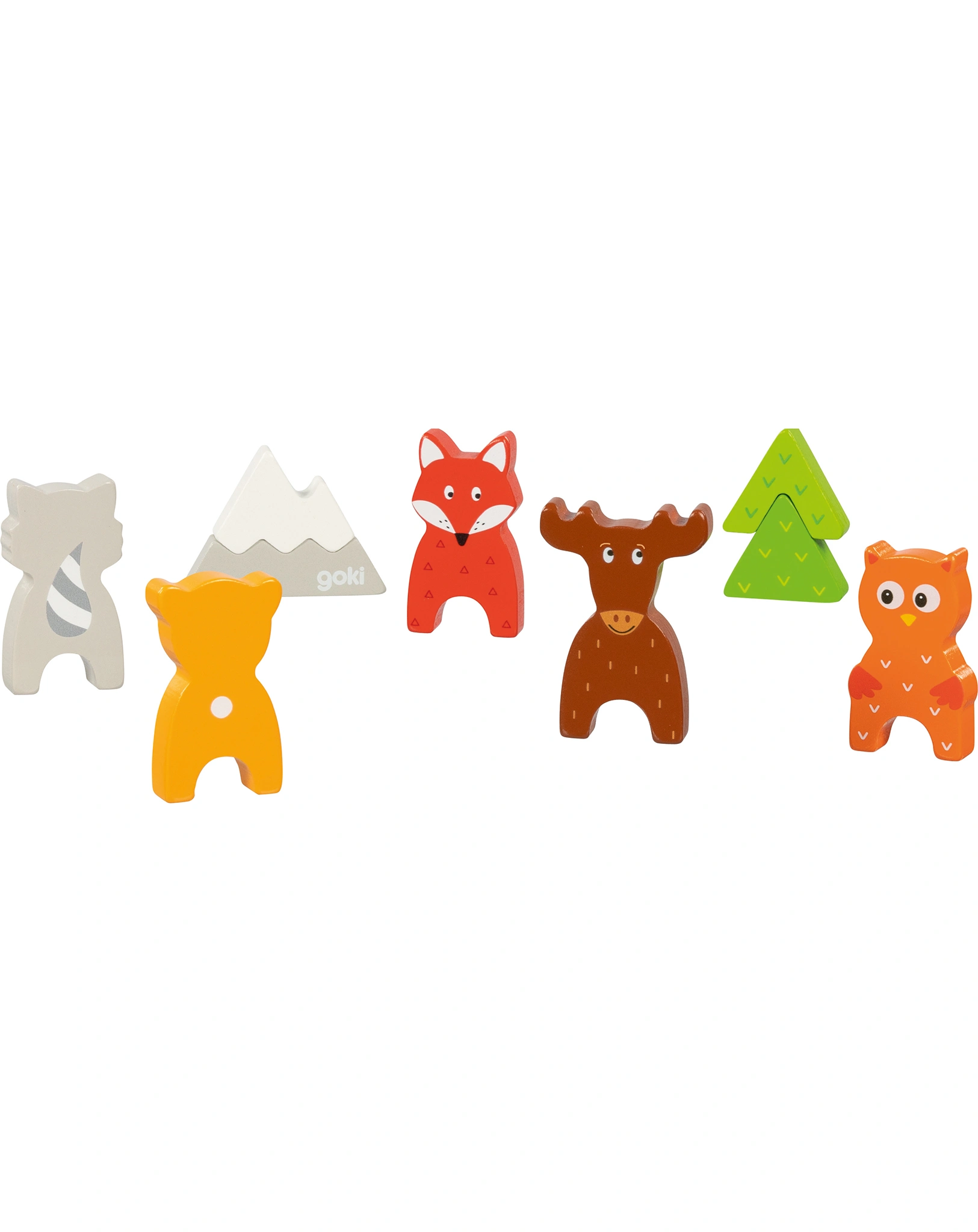 Einlegepuzzle WILDE TIERE aus Holz