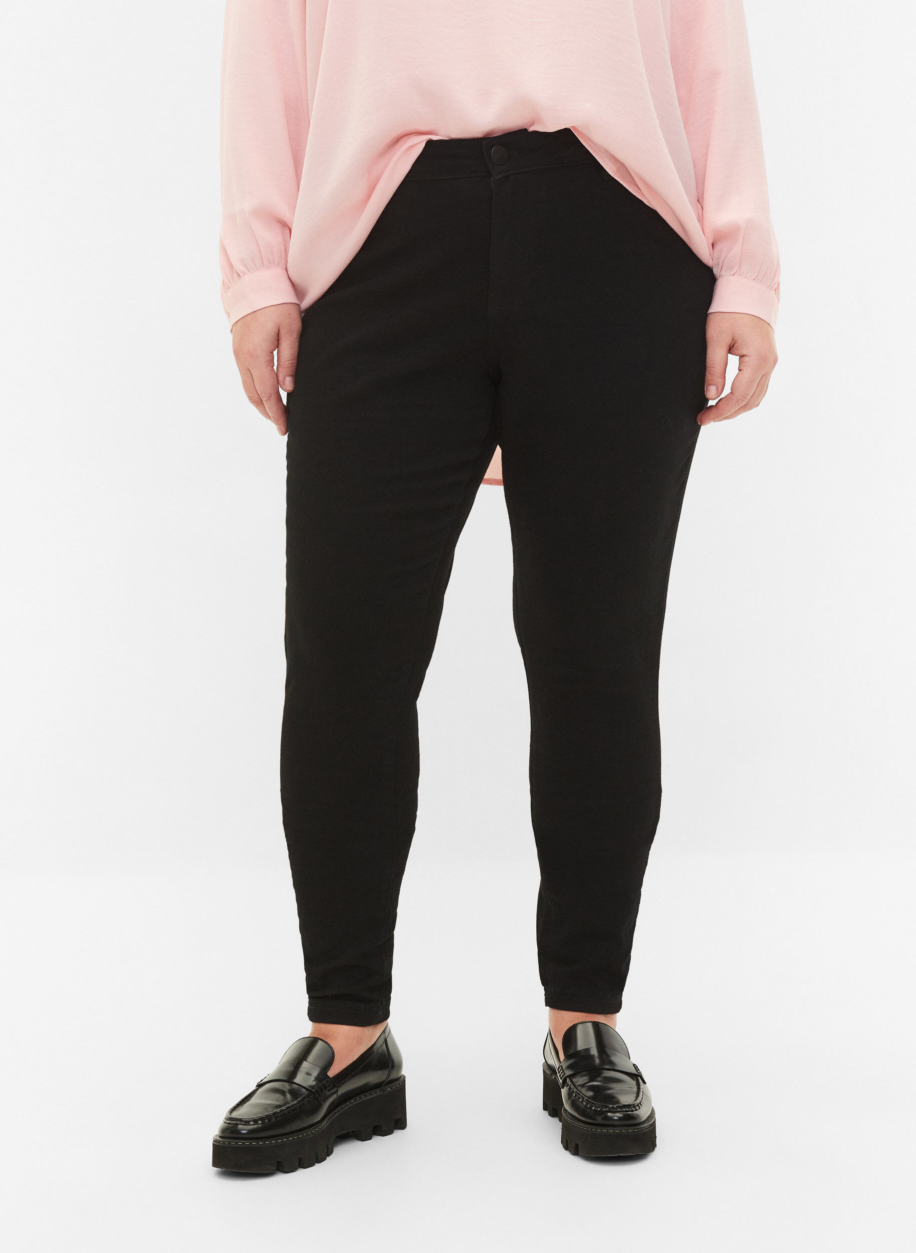 Jeggings i bomuldsblanding