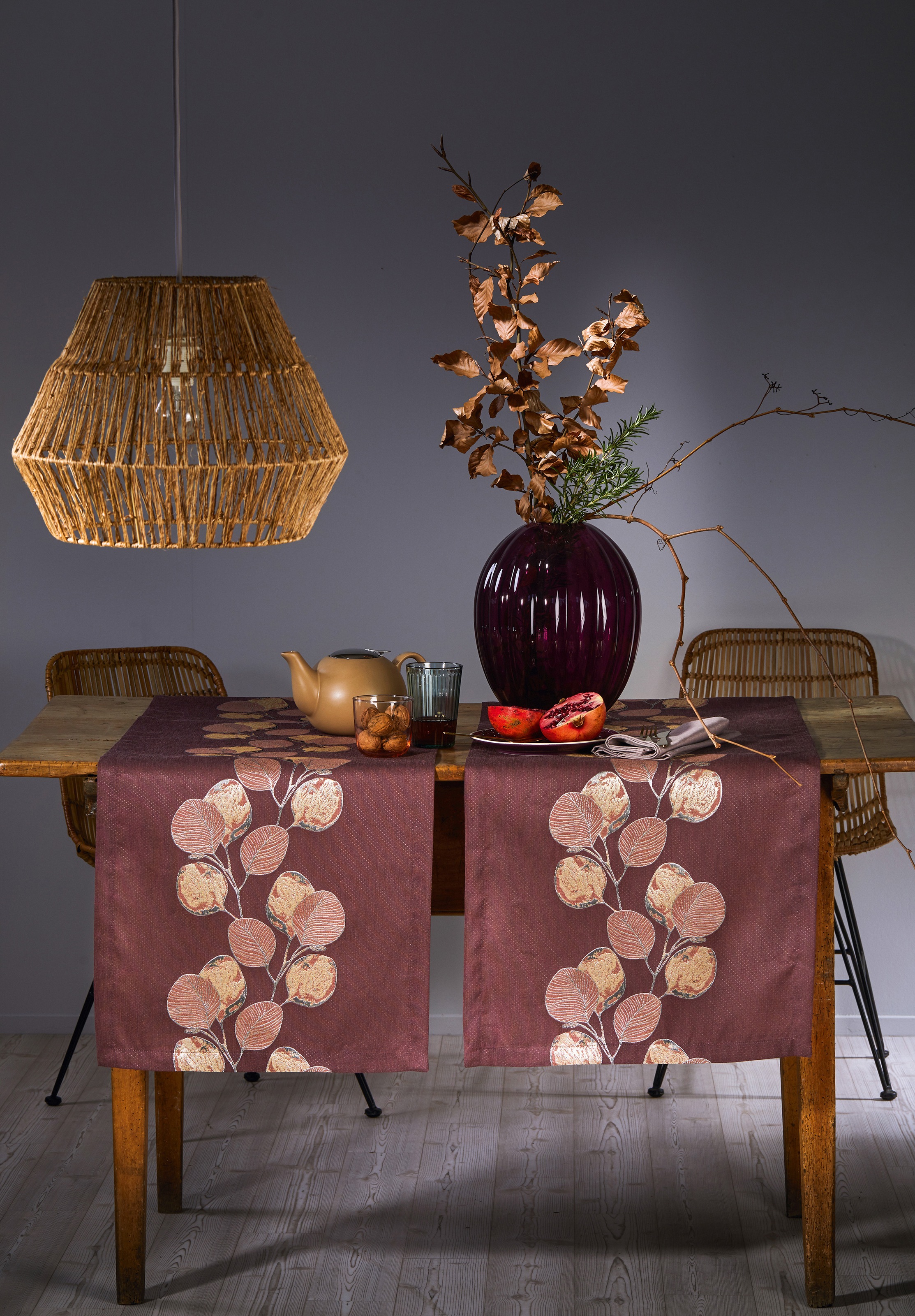 APELT Tischläufer »2717 LOFT STYLE, Jacquard«
