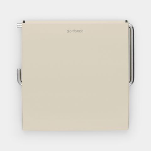 ReNew Toiletrolhouder met klep - Soft Beige