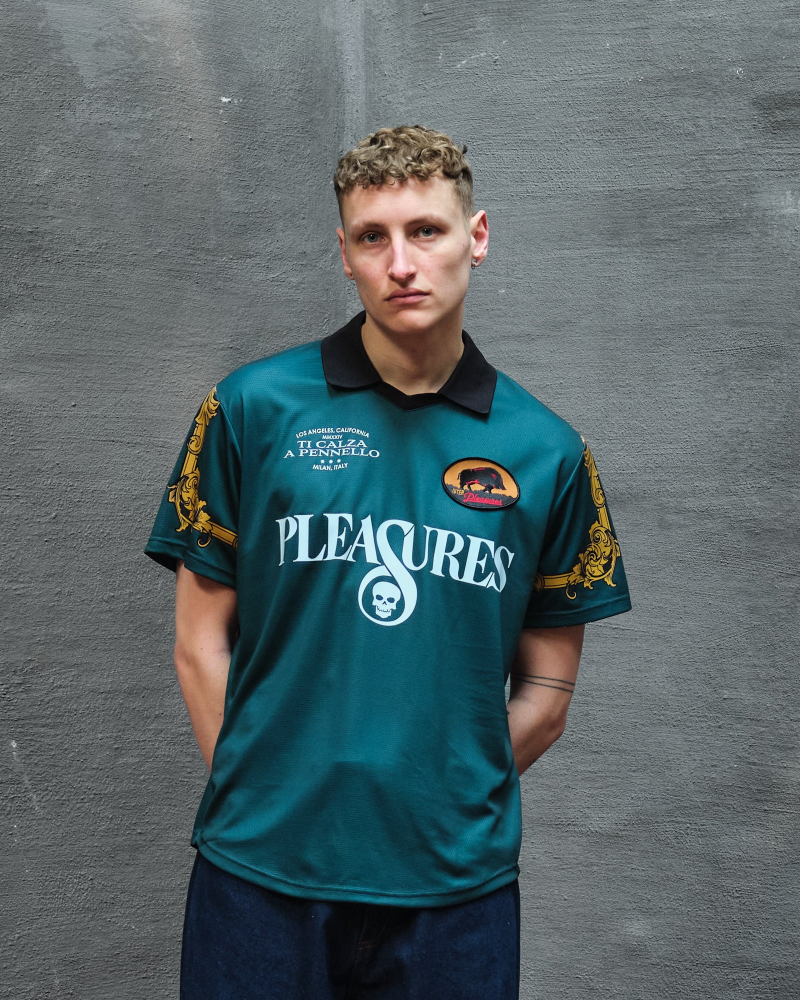 Pleasures<br>Carlo Soccer Jersey