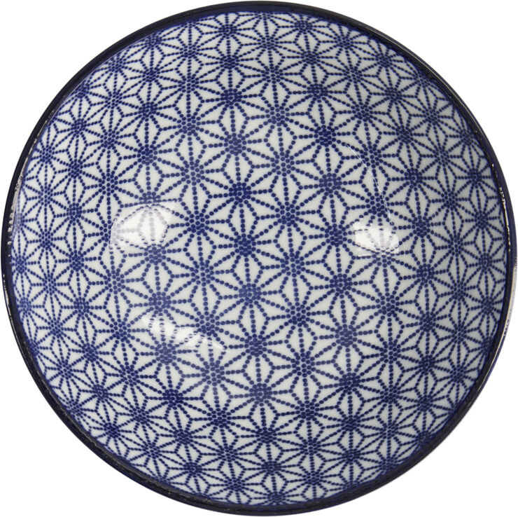 Tokyo Design Studio Nippon Blue Soba Bowl 21x7. 8cm 1. 1l Star Blue/white