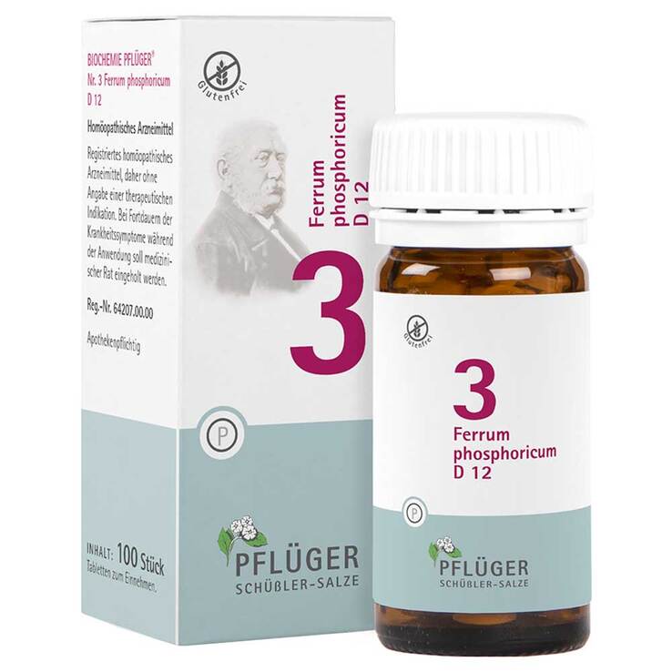 Biochemie Pflüger 3 Ferrum phosphoricum D 12 Tabletten, 100 St