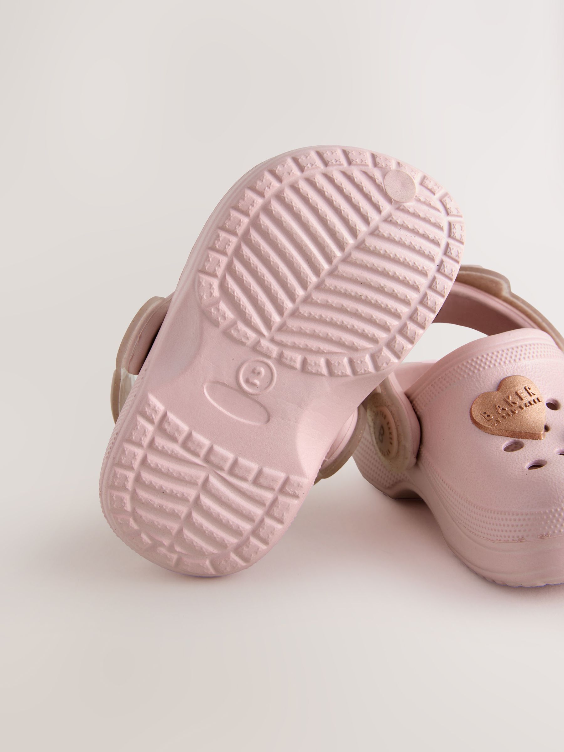 Roze - Baker by Ted Baker Baby Girls Clog Sandals With Bow