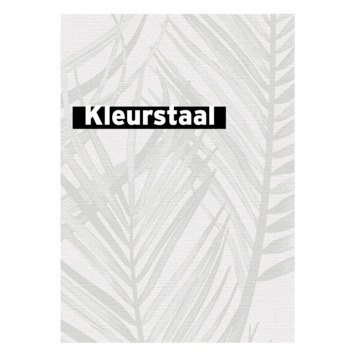 Behangstaal vliesbehang Palm wit-grijs 105964