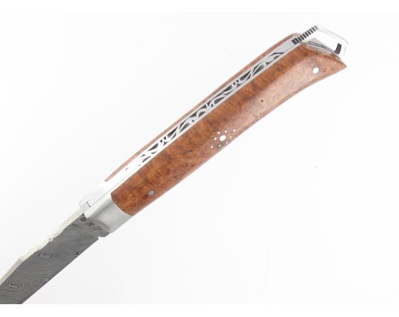 Le Saint Bernard Damas Amboine Couteau de Poche - Le Savoyard par Fontenille Pataud