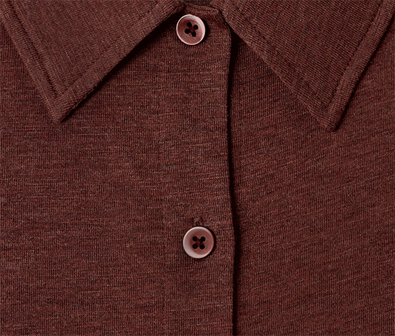 Blusenshirt mit Knopfleiste