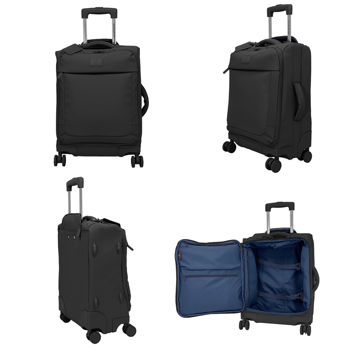 David Jones Lot de 3 valises souples dont 1 valise cabine David Jones