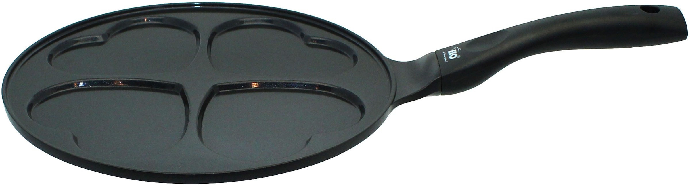 Elo Basic Crêpepfanne »Blini, Herzpfanne 26 cm« Aluminiumguss 1 Stk. tlg. für 4 Herz-Pfannkuchen